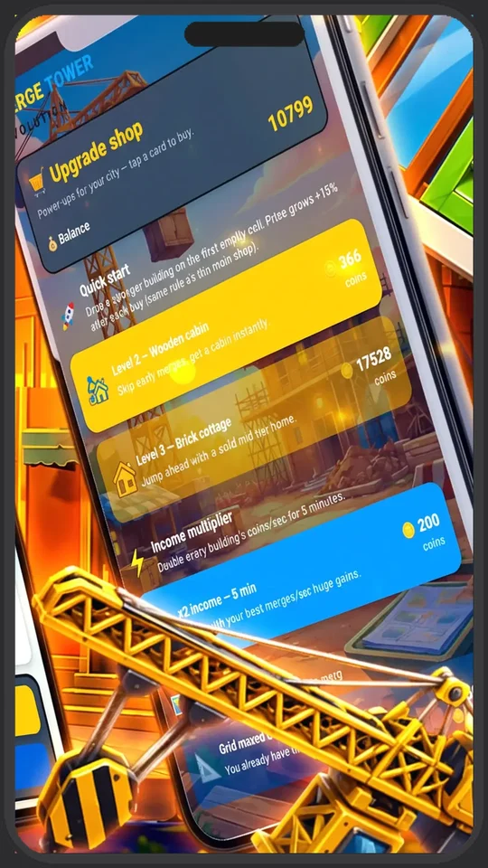 Tower Rush Merge