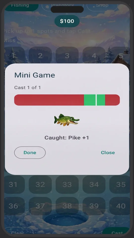 Ice Fishing Prize